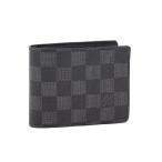ルイヴィトン 財布 LOUIS VUITTON 二つ折り ポルトフォイユ ミュルティプル ダミエ グラフィット N62663