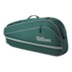  внутренний не продажа модель 3шт.@ место хранения Wilson (Wilson) 2025 TEAM команда 3PK чехол для ракетки one плечо теннис сумка WR8039802001 зеленый 