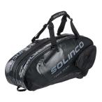 6шт.@ место хранения санки nko(SOLINCO) TOUR TEAM Tour команда 6R чехол для ракетки теннис сумка 1920379- затемненный (23y6m)