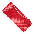 ラケットケース 便利なソフトタイプ ２本収納 フェリーチェ(felice) テニスラケット用 ソフトケース 星柄(スター柄) レッド×ホワイト