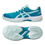  Asics (Asics) Junior GEL-GAME 9 гель игра 9 GRADE SCHOOL все пальто для теннис обувь 1044A052-406 зеленовато-голубой голубой ×WH(24y12m)