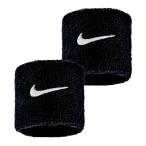 2個組 ナイキ(NIKE) ユニセックス Swoosh スウッシュ クラシック リストバンド BN3000-010 ブラック×ホワイト(25y7m)