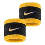 2個組 ナイキ(NIKE) ユニセックス Swoosh スウッシュ クラシック リストバンド BN3000-009 BK×Cパープル×Uゴールド(25y7m)