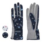  Dunlop (DUNLOP) 2025 женский теннис узор рисунок перчатка теннис перчатка обе рука комплект TGG0561W|TGG-0561W(25y2m)