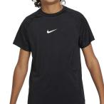  ликвидация запасов специальная цена прямые продажи распродажа! Nike (NIKE) 2024 SU Junior ( boys ) PRO Pro Dri-FI футболка FJ6858-010 черный × белый (24y9mt тренировка )