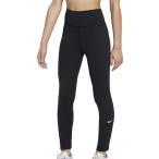  Nike (NIKE) 2025 SU Junior ( девушки ) YTH one Dri-FIT леггинсы высокий талия трико FZ5605-010 черный × белый (25y4m тренировка )