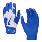 ショッピングジュニア ナイキ(NIKE) ジュニア Alpha 2.0 アルファ2.0 ユース バッティンググローブ 両手用 BA1202-176 ホワイト×ゲームロイヤル(25y10m)