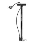 浮き輪・ボールにも ハック(HAC) アタッチメント付き 自転車用空気入れ 最大充填9気圧 各種バルブ対応 HAC2388-ブラック(24y6m)