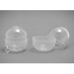 ガチャガチャ用空カプセル48mm透明＋乳白色約1000個