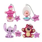 ディズニーキャラクター カラーコレクションチャーム purple 全4種セット コンプ コンプリートセット