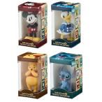 ショッピングミッキー ディズニーキャラクター ミニチュア＆パッケージコレクション 全4種セット コンプ コンプリートセット