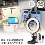 リングライト LED USB自撮りライト 6.3