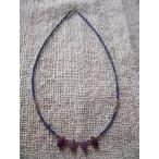 Yahoo! Yahoo!ショッピング(ヤフー ショッピング)ラピスラズリーとアメジストネックレス（細）