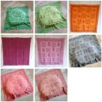  мульти- Cross стол покрытие furoshiki размер квадратный 100×100cm.... тканый Индия хлопок 