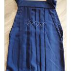  женский hakama Taisho времена. женщина студент мода день совершеннолетия церемония окончания темно-синий одноцветный полиэстер 