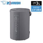 象印 加湿器 大容量 スチーム式 3L 6畳〜10畳 グレー 家電 おしゃれ 加湿 寝室 おすすめ ZOJIRUSHI 象印マホービン EE-DF35-HA