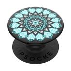 PopGrip Peace Mandala Sky POPSOCKETS（ポップソケッツ） スマホリング スマホスタンド スマホグリップ ス