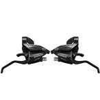 シマノ　ブレーキ/シフトレバー　ST-EF500-8 3x8speed 2フィンガー　ブラック　左右セット 代替品( ST-EF510 ST-EF51 ST-EF50 対応)