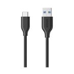 Anker USB Type C ケーブル ブラック PowerLine USB-C & USB-A 3.0 ケーブル Xperia Galaxy LG iPad Pro MacBook その他 Android 等 USB-C機器対応 0.9m