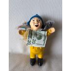 ショッピングエケコ 全身黄色！金運 祈祷済みエケコ人形 18cmハート付 (送料無料)