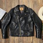 本革メンズレザージャケット牛革革ジ...