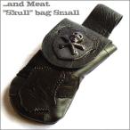  подарок подарок...andMeat. and mi-to натуральная кожа милитари мобильный iphone кейс Skull & Cross bo-n сумка маленький 