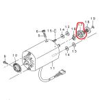 JUKI род занятий для швейная машина для motor ось шкив 