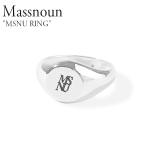 Yahoo! Yahoo!ショッピング(ヤフー ショッピング)マスノウン リング 指輪 Massnoun メンズ レディース MSNU RING MSNU リング SILVER シルバー 韓国アクセサリー MSNAJ005-SV ACC