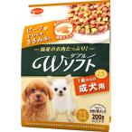 日本ペット　ビタワン君のＷソフト　1歳からの成犬用　ビーフ味　やわらかささみ添え　200ｇ