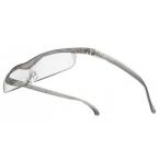 ハズキルーペ ハズキラージ 1.6倍率 大きなレンズ クリアレンズ チタン