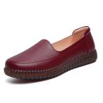  Loafer женский туфли без застежки телячья кожа супер-легкий мягкий плоская обувь War удобный пожилые люди вальгусная деформация первого пальца стопы пятка ... медсестра обувь 