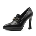  туфли-лодочки толщина низ высокий каблук po Inte dotu bit Loafer женский 10cm булавка каблук storm прекрасный ножек усталость трудно .....