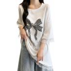 tシャツレディースチュニックレース...
