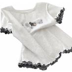 tシャツレディース重ね着風猫柄カッ...