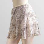  балет наматывать юбка сделано в Японии Kids ребенок Junior взрослый LAP юбка шифон принт талия резина эластичность атлас резина модный elegant 