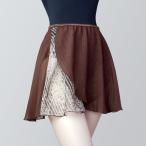  балет наматывать юбка сделано в Японии Kids ребенок Junior взрослый LAP юбка шифон принт талия резина эластичность атлас резина модный elegant 