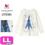 ワコール wacoal ツモリチサト tsumori chisato ツモリチサトスリープ UTX585 トップス ルームウェア 長袖 かぶりタイプ 綿100％ LLサイズ PW 春 秋 冬