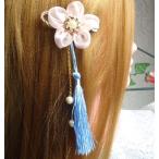 ヘアピン　コサージュピン　タッセル髪飾り/花フラワー　母の日プレゼント