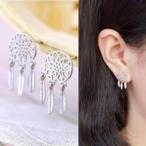 Yahoo! Yahoo!ショッピング(ヤフー ショッピング)ピアス 金属アレルギー対応 つけっぱなし 18k アレルギー対応 レディース シルバー925 リング フェザー 羽根