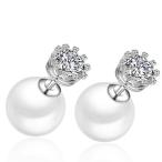 Yahoo! Yahoo!ショッピング(ヤフー ショッピング)ピアス アレルギー対応 18金 レディース 18k つけっぱなし 金属アレルギー対応 小さい シルバー925パール ティアラ