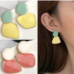 Yahoo! Yahoo!ショッピング(ヤフー ショッピング)ピアス アレルギー対応 18金 レディース 18k つけっぱなし 金属アレルギー対応 小さい シルバー925 バイカラー パステルカラー