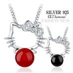 ネックレスレディース猫ネコねこフェ...