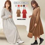 授乳服 マタニティ 服 ワンピース 授乳口付 コーデュロイギャザーワンピース 長袖 妊婦服 マタニティー マタニティワンピース 秋冬春