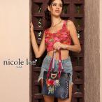 2025新作 数量限定 NICOLE LEE ニコールリー DCT17257 DREAM COMES TRUE TOTE BAG トートバッグ ハンドバッグ 2WAY ショルダー フラワー