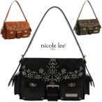 2025 новый продукт ограниченное количество NICOLE LEEni call Lee P17501 FLORAL LEAF HANDBAG цветочный leaf 2WAY ручная сумочка сумка на плечо замша сумка цветочный принт 