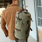 ドラムバッグ バッグパック メンズ 2WAY 布 帆布 リュックサック 大容量 ボストンバッグ 防水 遠足 旅行 キャンパス 大きめ 春夏 おしゃれ