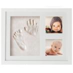 赤ちゃん 手形 足型 フォトフレーム 写真立て ベビープリント 出産祝い 誕生日 新生児 男の子 女の子 プレゼント ギフト ベビーフォトフレーム