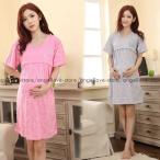 夏 パジャマ  ワンピース  ルームウェア 部屋着   寝巻き プレゼント マタニティパジャマ レディース 授乳服 マタニティ パジャマ