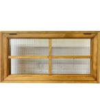 .... окно 75×14.5×40cm Anne teak brown контрольно-измерительный прибор стекло f lap up тип двусторонний . ввод внутри сторона ручка дверь. толщина 3cm из дерева .. . ручная работа прием заказа сборный 