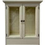  рано отправка домашнее животное. . домашний алтарь античный белый прозрачный стекло дверь боковая сторона флора стекло 40x22x45.5cm латунь кнопка, ручка настройки скользящий направляющие полки из дерева .. . ручная работа 